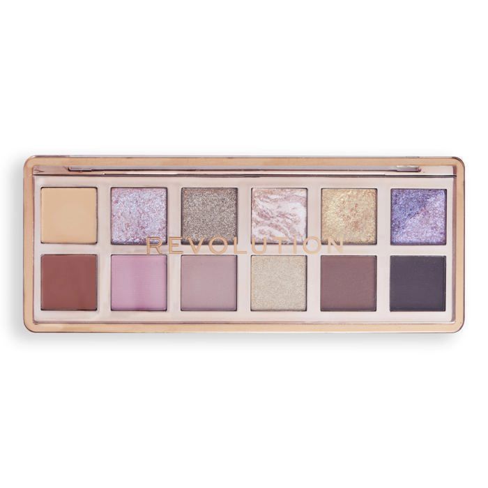 Fard à paupières - Revolution - Enchanted Icon - Palette Soft Pink Nudes - 12 fards - Fards mats et irisés