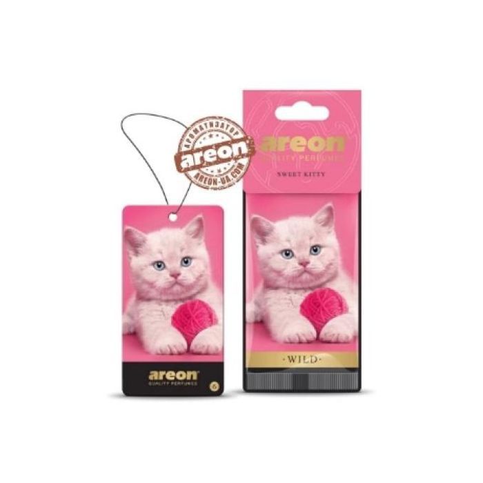 Areon FRESCO PARFUM DÉSODORISANT POUR VOITURE ET INTÉRIEUR sweet kitty