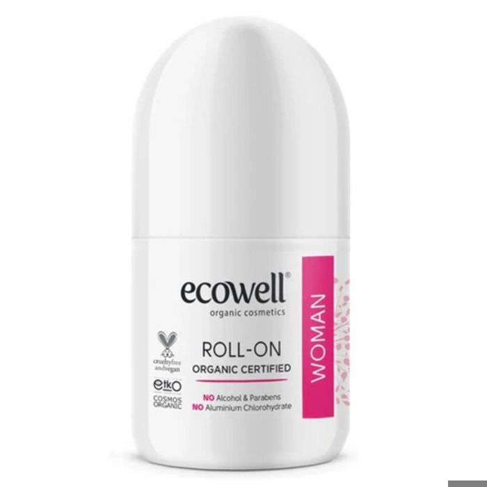 Déodorant à bille BIO pour Femmes, 75ml - ECOWELL