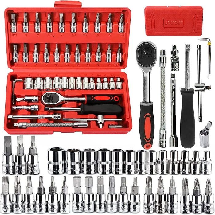Ensemble doutils de tournevis manuels de 46 pièces