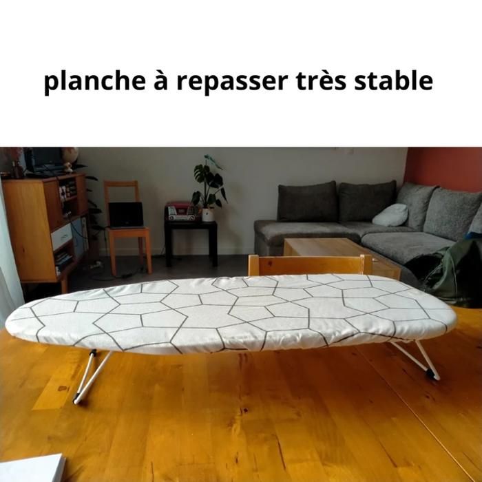 Planche à repasser - GENERIC - 73x32 cm - Blanc - Stable - Résistante