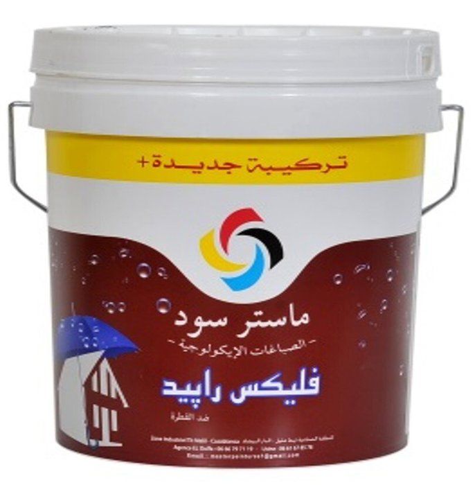 Peinture d'étanchité - FLEX RAPIDE - Blanc - 20KG - Imperméable - Non toxique - Multi-couches