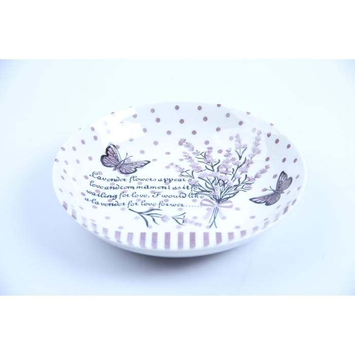 Assiette Creuse - GENERIC - 9RSRP-B - Porcelaine - 22.9cm - Blanc
