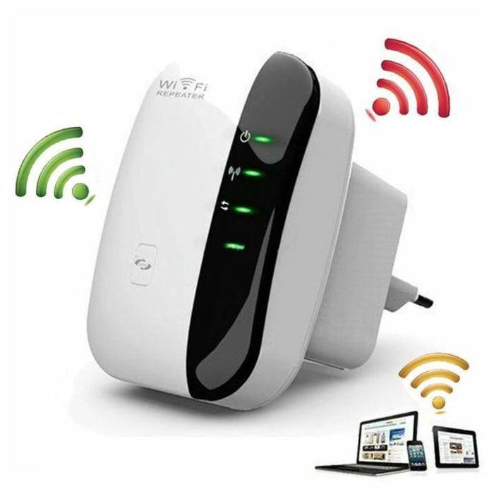 Amplificateur WiFi avec Port Ethernet – Répéteur & Point d’Accès avec une vitesse jusqu’à 300 Mbps et 280 m² de portée