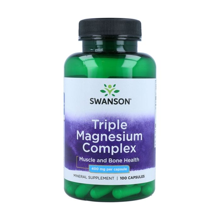 Triple Magnesium Complex 400mg suplement diety 100 kapsułek