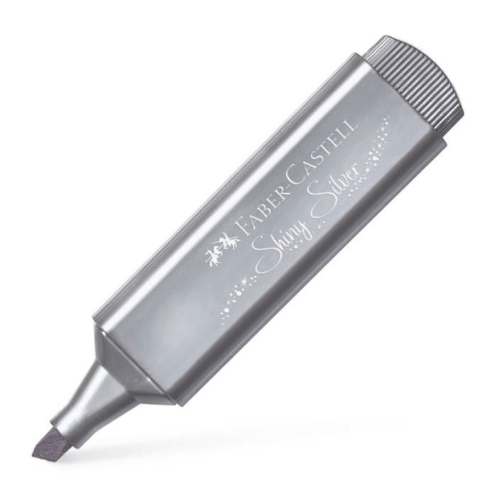 Surligneur argenté - FABER-CASTELL shiny silver