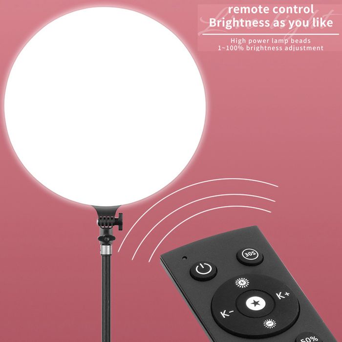 Led eclairage ring light professionnel PF-26 avec support metal 210 cm