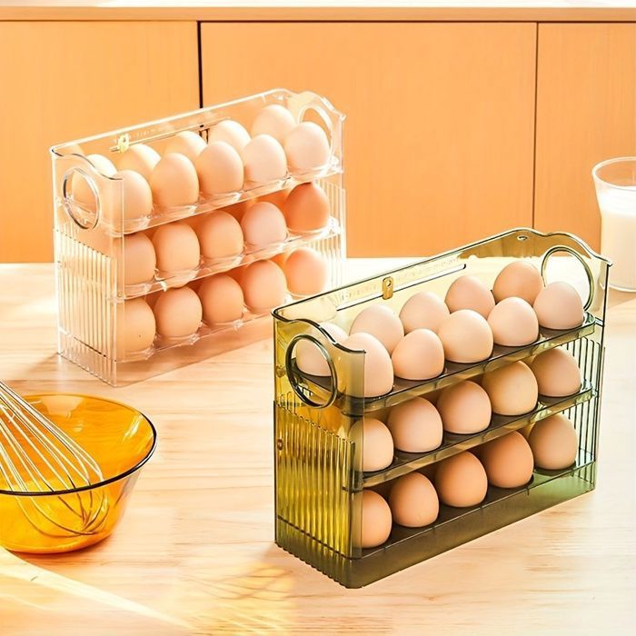 Rangement d'œufs cuisine ordonnée(Couleur aléatoire)
