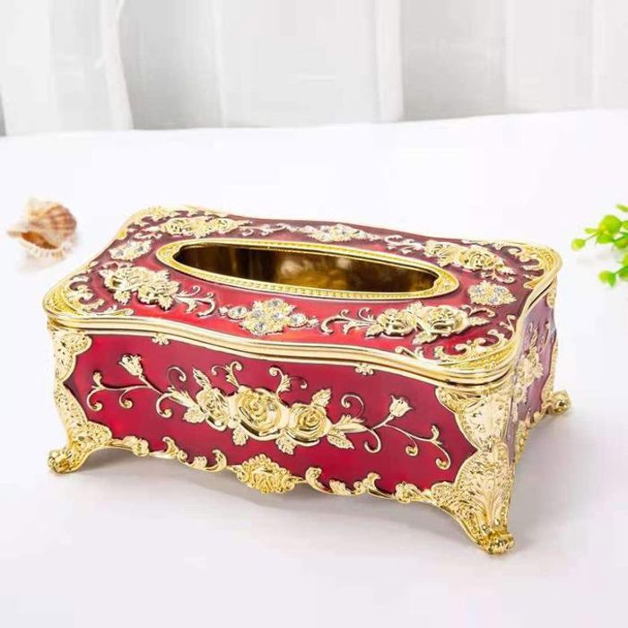 Boîte à mouchoirs en papier de luxe européenne, boîte à mouchoirs créative, idéale pour décorer votre table.