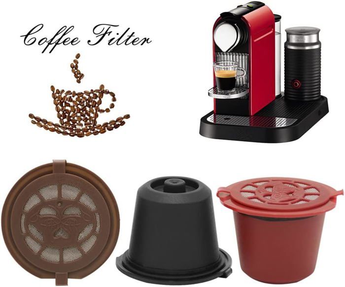 6 Capsules de café réutilisables pour Espresso