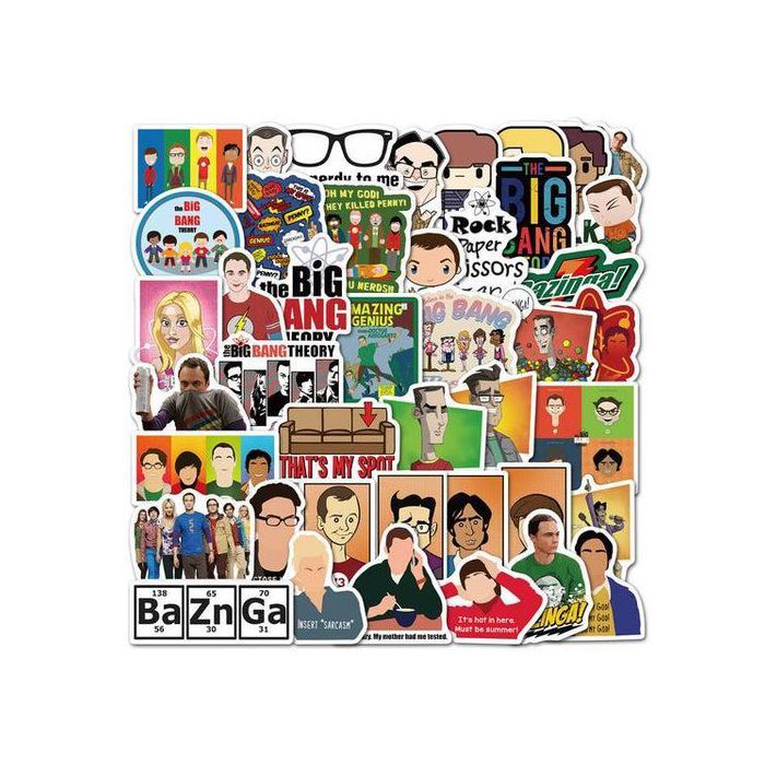 50pcs The Big Bang Theory 2 Stickers