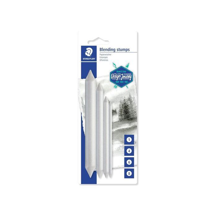 Staedtler 4 Estompes, en papier de haute qualité pour travaux artistiques