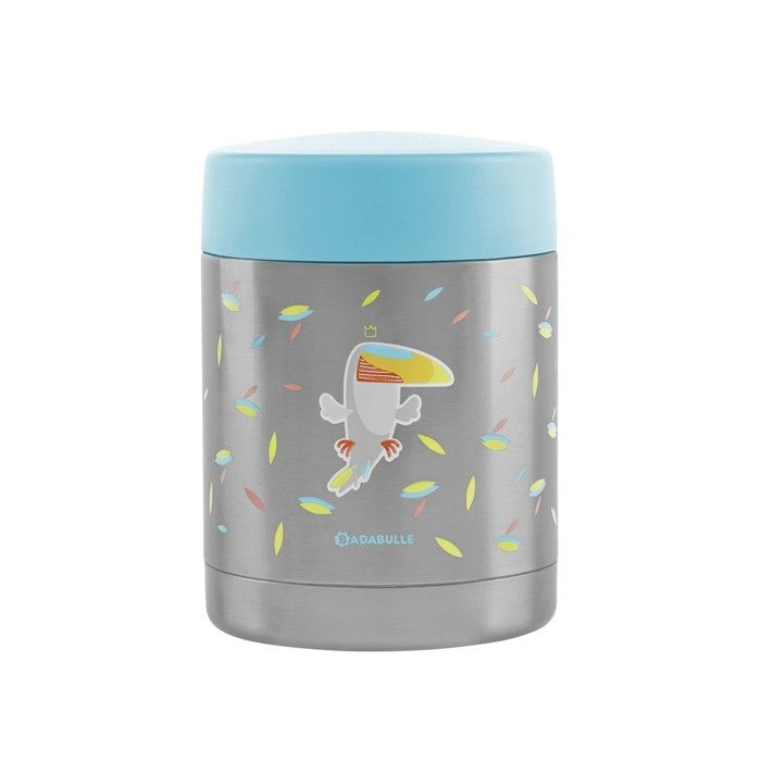 Badabulle Boite à Goûter Isotherme en Inox - 350 ml - Hermétique