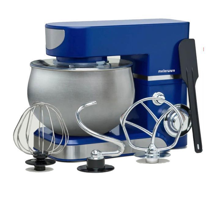 Robot Pâtissier Twist! 1000 W - Mellerware - Capacité 5L - 6 Vitesses - Bleu