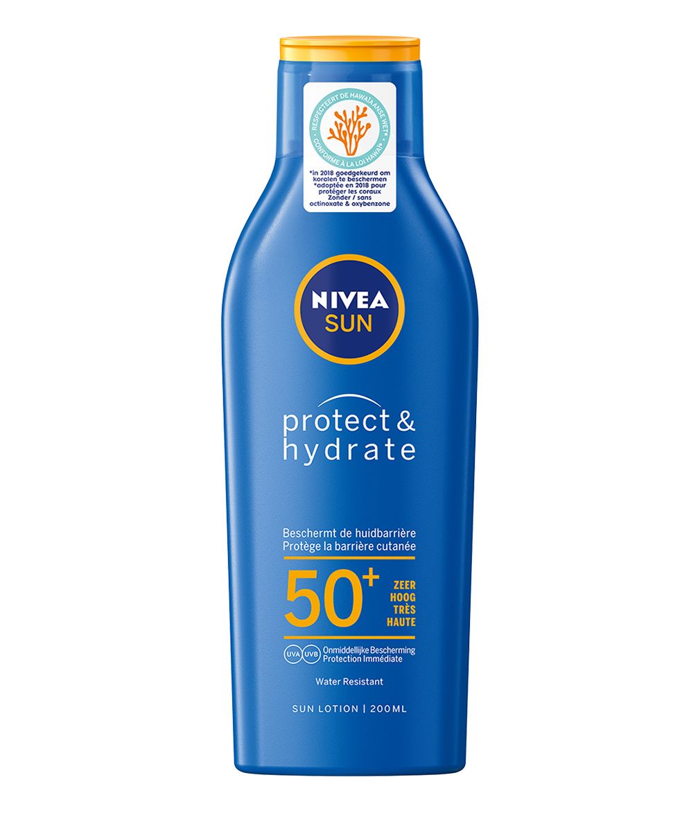 NIVEA SUN, Lait Protect & Hydrate, SPF 50+, 200ml