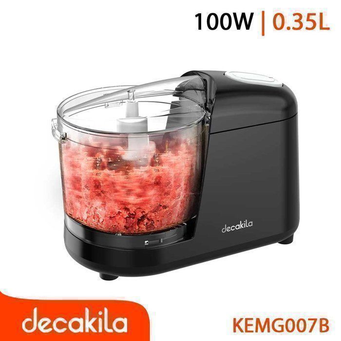 DECAKILA  - Hachoir à viande - Mini hachoir - 100 W - 350 ml - Pieds antidérapants