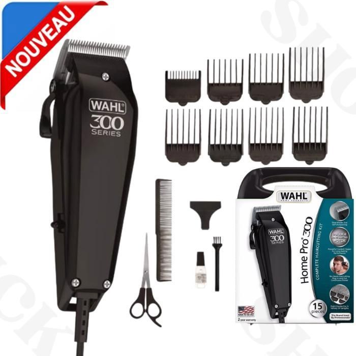Wahl Tondeuse Professionel Originale Cheveux Home Pro 300 Séries Clipper Kit Moteur puissant