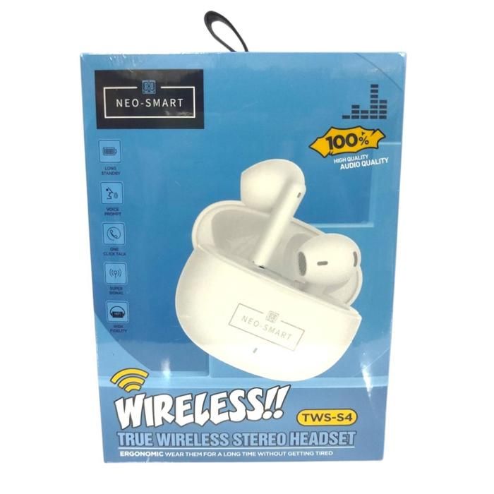WIRELESS TRUE STEREO HEADSET TWS-S4