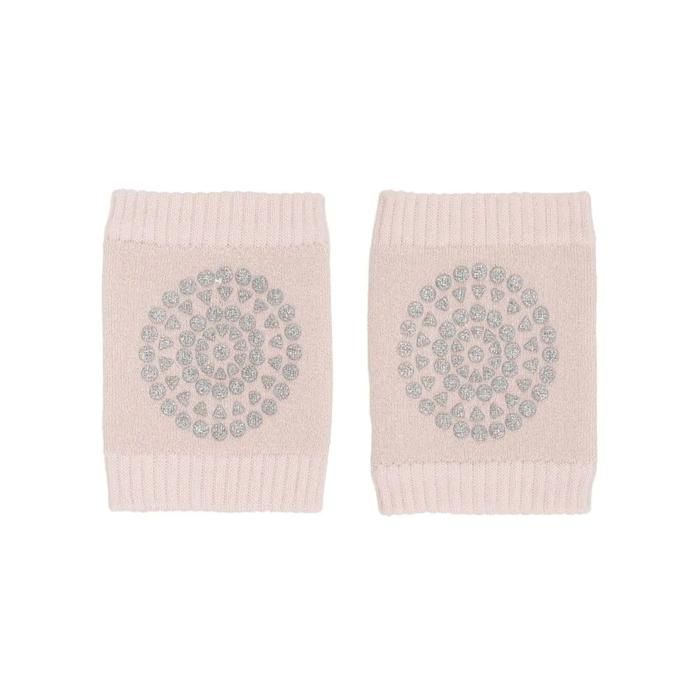 GENOUILLÈRES RAMPANTES, PAILLETTES ROSE TENDRE