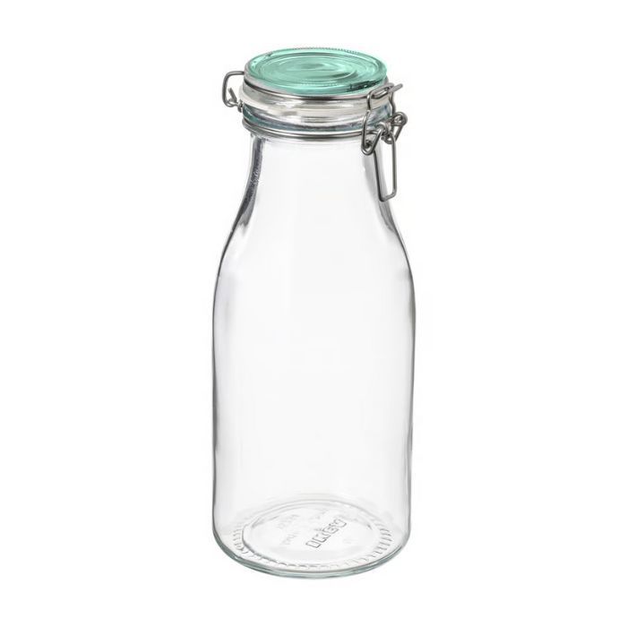 Bouteille d’Eau en Verre avec Couvercle à Clip 1,3L (8307)