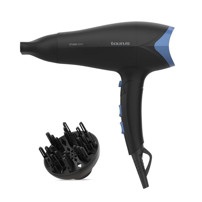 Sèche-cheveux - TAURUS - Studio 2500 - 2400W - Ioniseur d'air - Ultra-rapide