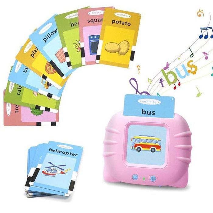 JEU D'APPRENTISSAGE - GENERIC - Cartes Flash Parlantes - 224 Mots - Pour Enfants - 24 mois et plus