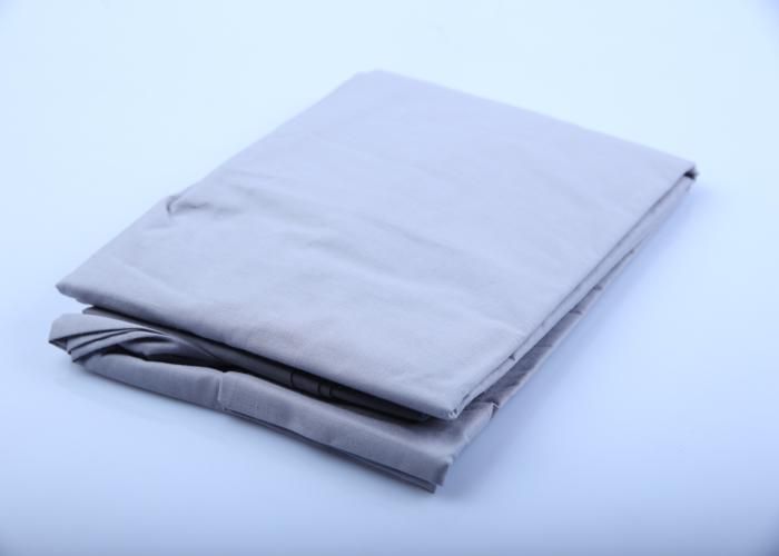 Drap plat - GENERIC - 180x240 cm - Poly coton - Gris - 115g 76 fils