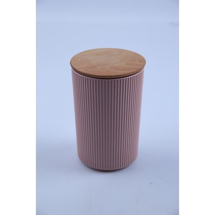 Pot rangement Evalina 1,35 L + couvercle bambou