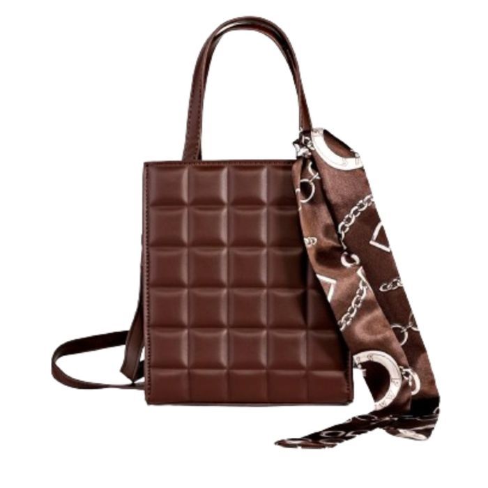 Sac à bandoulière - EMILY WESTWOOD - Mia Marron - Simili cuir - Fermeture éclair - Dimensions 16,5x5x20