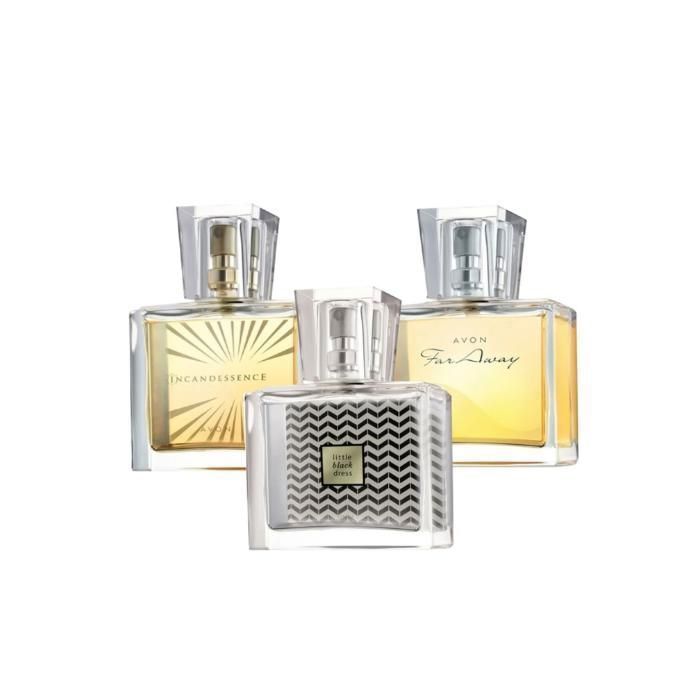 Coffret de parfums - Avon - Incandessence, Little Black Dress, Far Away - 3 x 30 ml - Eau de parfum - Voyage