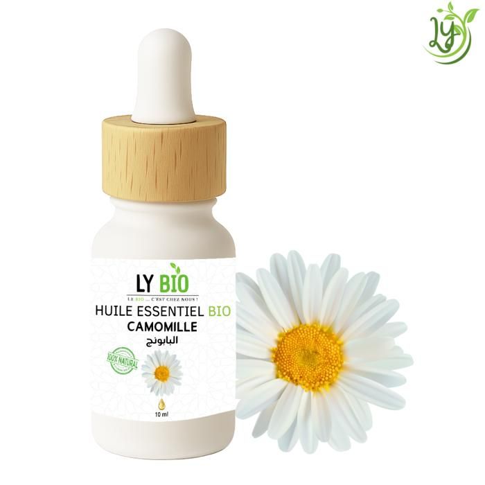 Huile essentielle - LYBIO - Camomille - 10ml - Apaisante - Anti-stress - Pour bébés