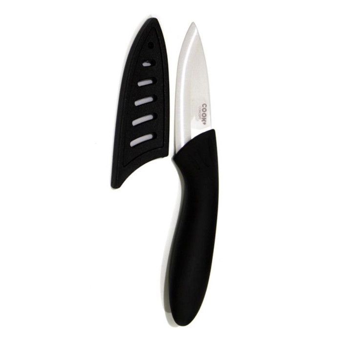 Couteau en Céramique Avec Étui "Cook" 16cm Noir