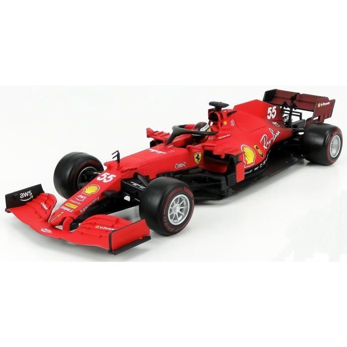 Modèle réduit - Bburago - SF21 - Rouge - 1/18 - Officiel Formule 1