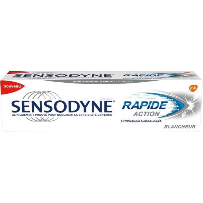 SENSODYNE Dentifrice Rapide Blancheur - 75ml
