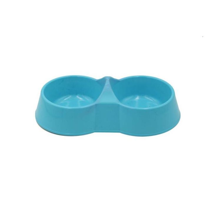Gamelle pour chat et chien taille S bleu clair 4.2 x 9.5 x 21.5