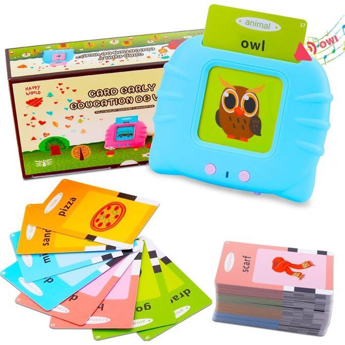 JEU D'APPRENTISSAGE - GENERIC - Machine à Lire - 224 Mots - 112 Cartes Flash - Pour Enfants 2 ans+