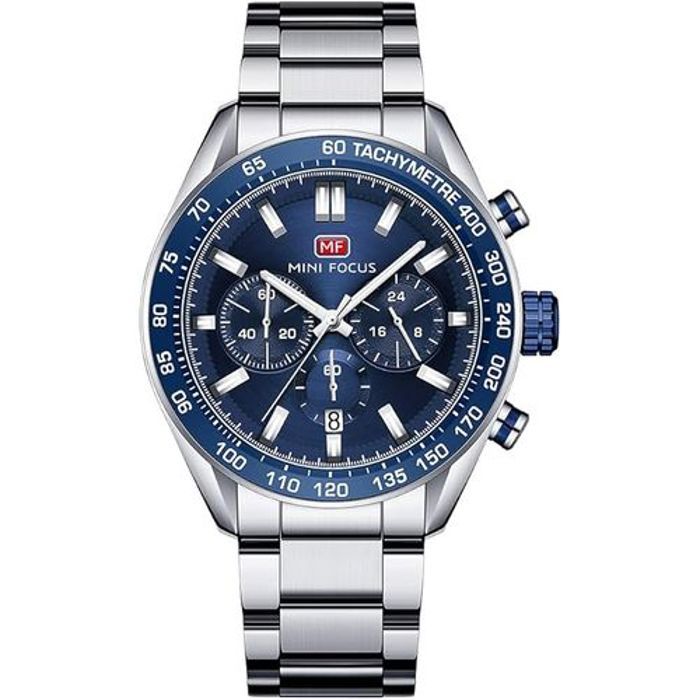 Montre - Mini Focus - Originale - Acier inoxydable - Élégante - Mixte