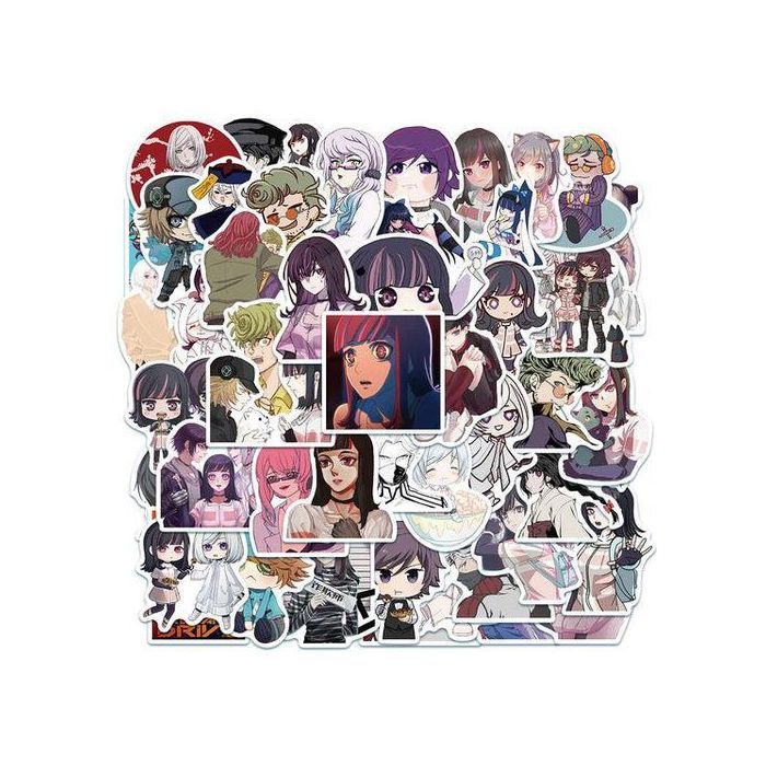 Stickers - Akudama Drive - 50pcs - Multicolore - Décoration murale - Contemporain