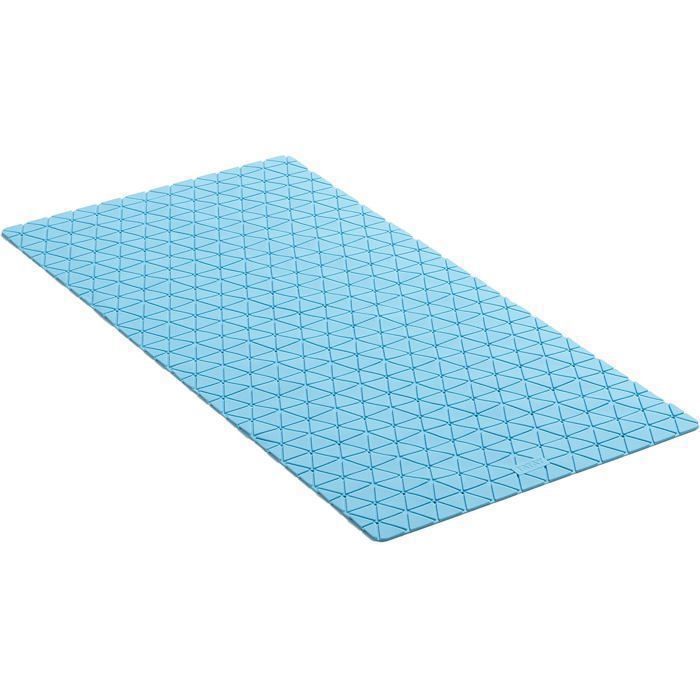 Tapis Antidérapant - BLEU - 72x36 cm - Caoutchouc SBS-TP - 108 Ventouses - Design Diamond