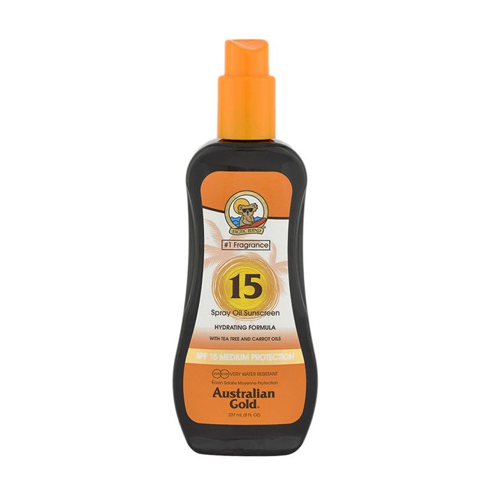 Huile spray - Australian Gold - SPF 15 - 237 ml - Protection UVA/UVB - Hydratation peau