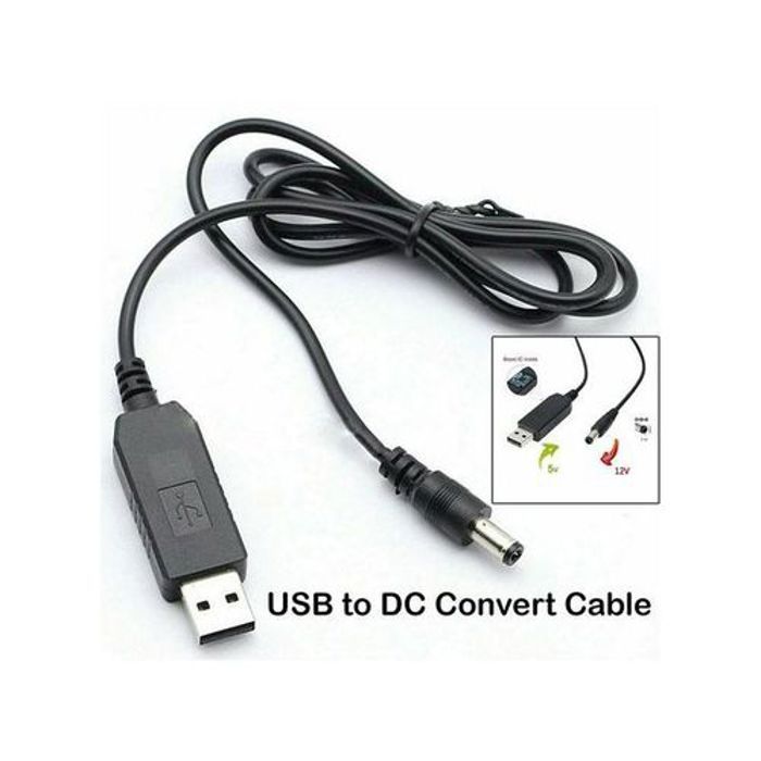 Cable usb boost d'alimentation Convertisseur USB DC 5V vers 12V 5.5mm