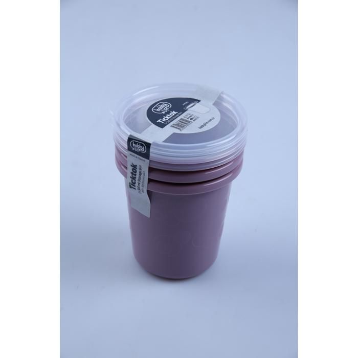 Boîtes rangement 500 ml x3 TickTock Hobby Life - Couleur aléatoire