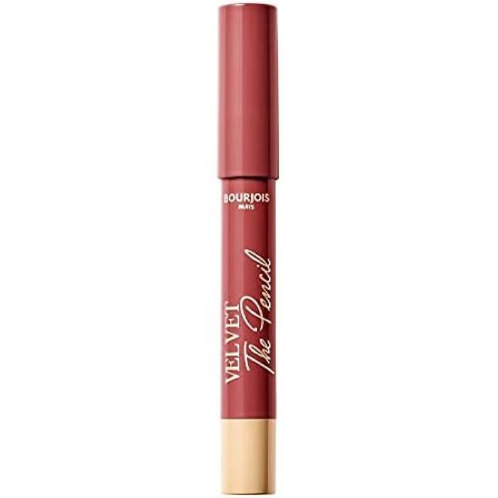 Velvet The Pencil,Rouge à lèvres - BOURJOIS - Velvet The Pencil - 05 Red Vintage 6 - Waterproof & sans transfert, mat 2-en-1