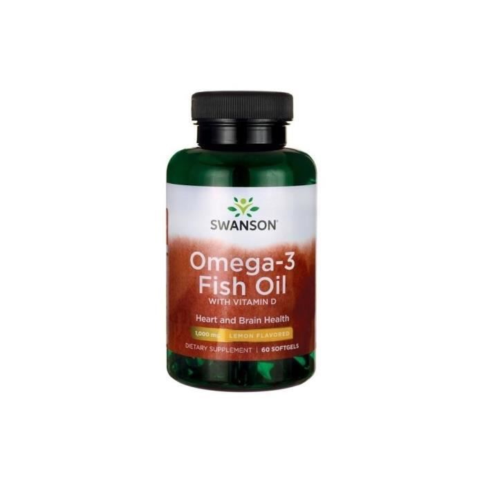 Compléments alimentaires OMEGA3 D3 BI7496 , Swanson,