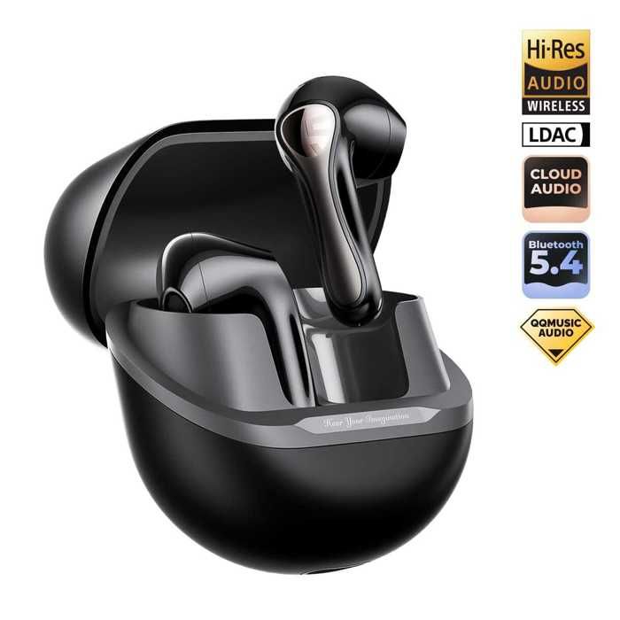 Écouteurs sans fil SoundPEATS Air5 Lite avec son haute résolution, Bluetooth 5.4, réduction de bruit ENC, Autonomie jusqu'à 30 h