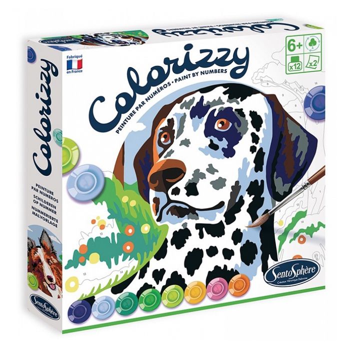 Sentosphere - Jeu de peinture Colorizzy - chiens - Sentosphere