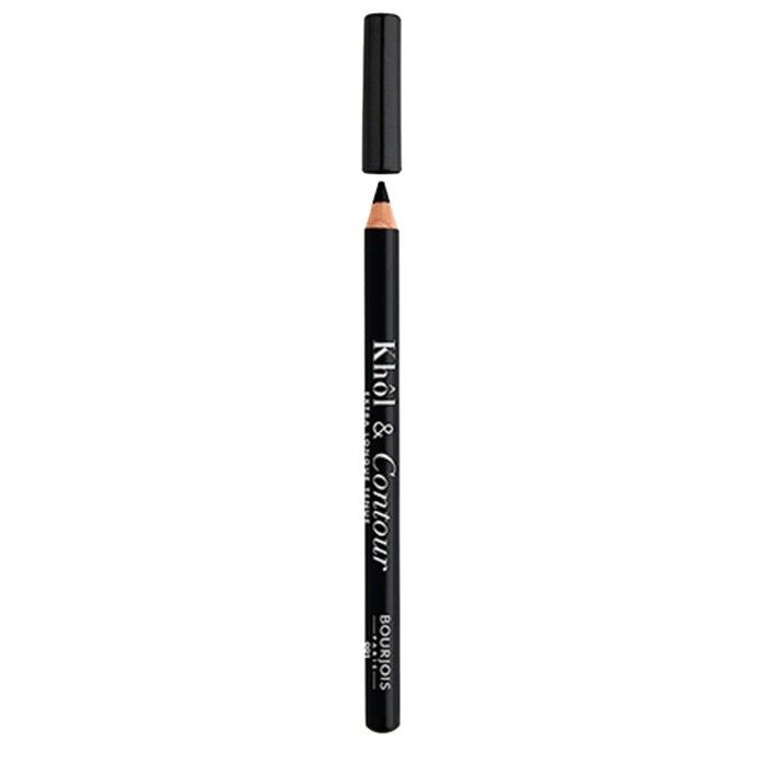 Crayon yeux - Bourjois - KOHL&CONTOUR - 001 Black - 1,2 g - Regard intense et défini