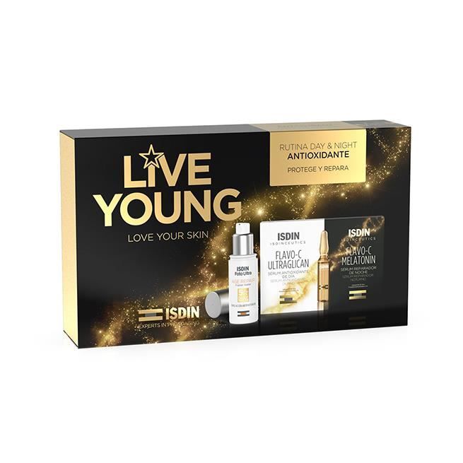 isdin flavo c ultragiclan jourmelatonine nuitage repaire coffret
