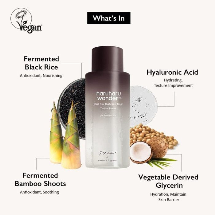 Tonique - Haruharu - 150 ml - Hyaluronique - Sans parfum - Pour tous types de peau