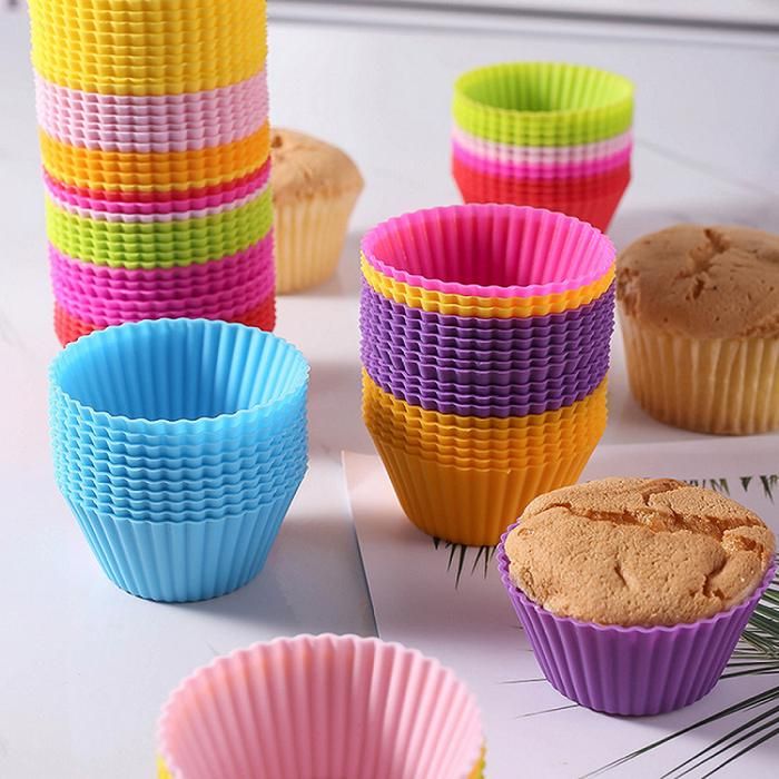 (48pcs) moules à muffins en silicone